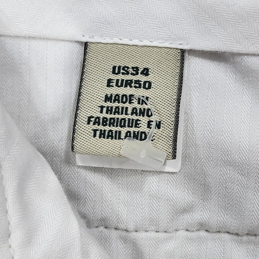 Cutter & Buck Shorts Mens 34 Beige Pleated Chino 10 Inseam Golf Casual Summer - Picture 6 of 12